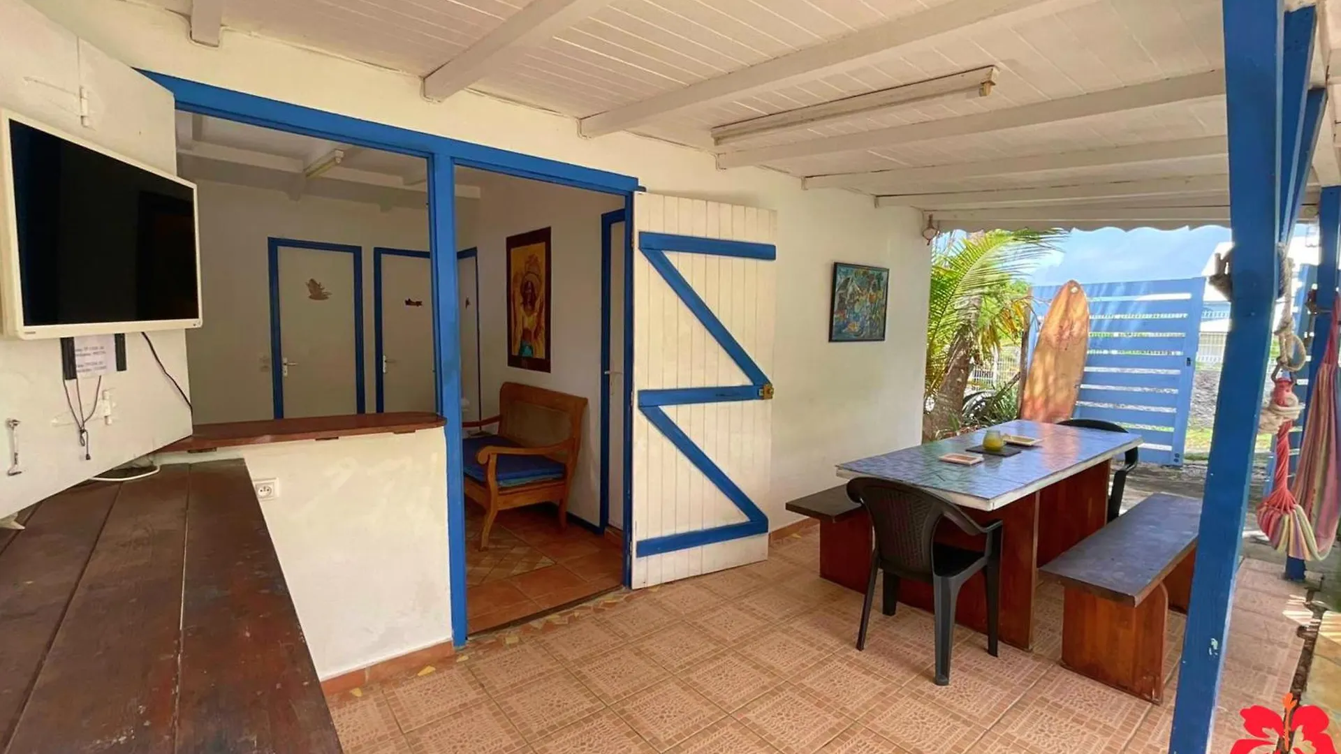 Villa Ti Bwa Carbet Cosy Semi-Exterieur Avec Toit Terrasse à Sainte-Anne  Hébergement de vacances